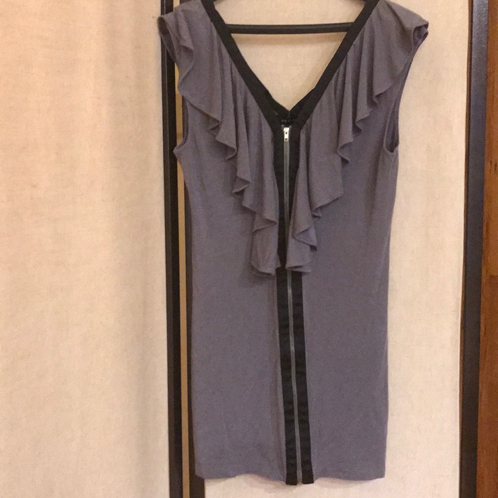 Ark & Co. Grey and Black Sleeveless Dress